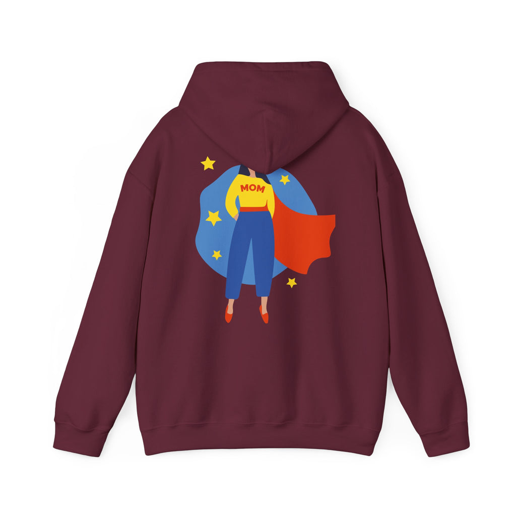 Super Mom Hooded Sweatshirt – Cozy & Stylish Gift for Moms