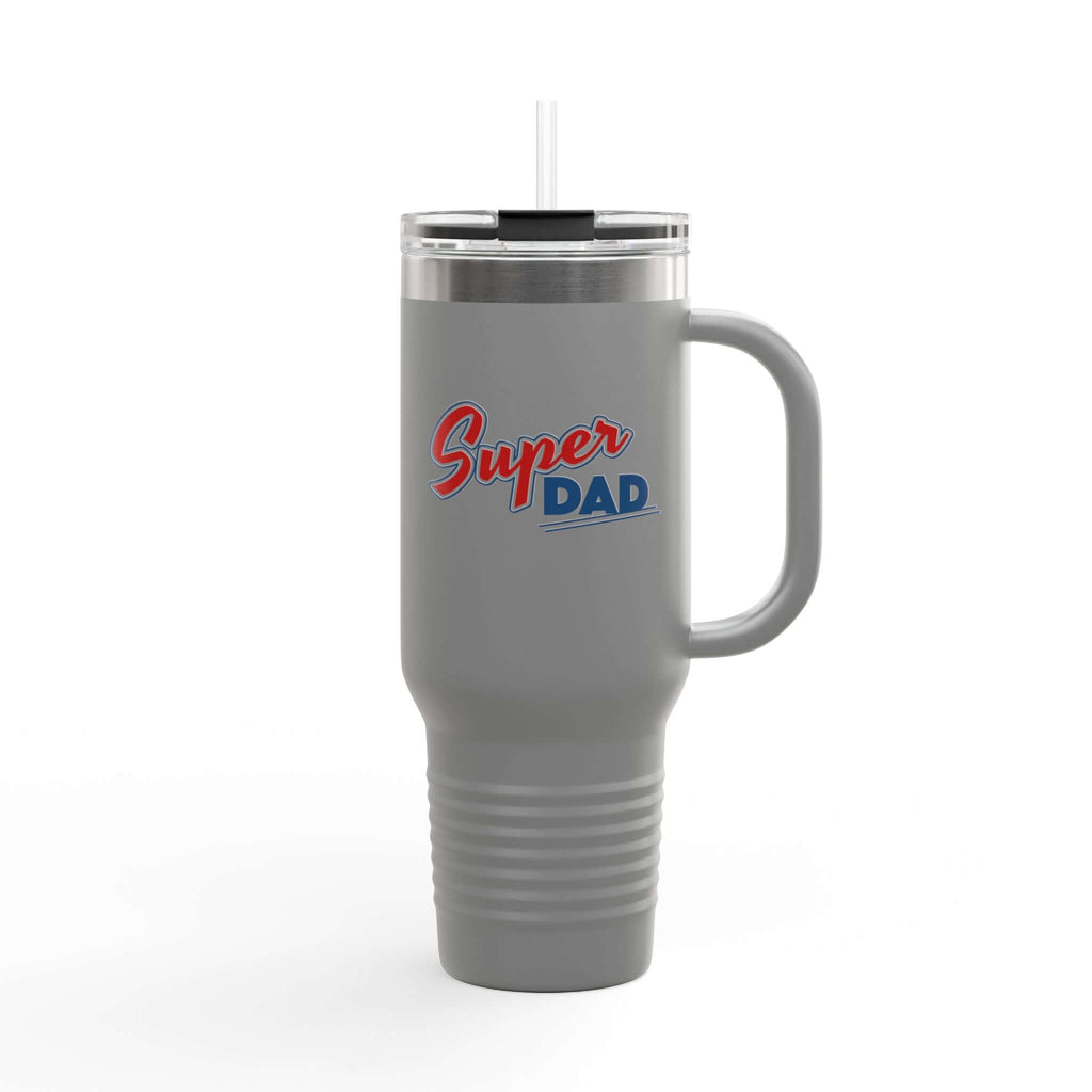 Super Dad Insulated Travel Mug - 40oz, Perfect for Dad's Daily Adventures
