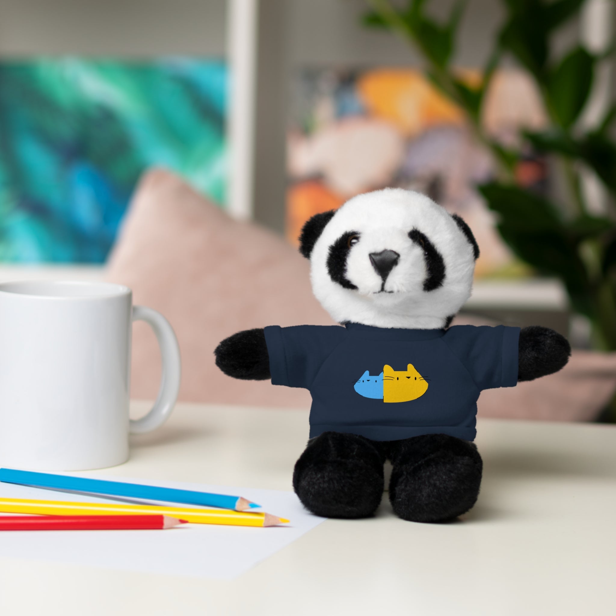 Cute Stuffed Animal with Personalized Tee - Perfect Gift for Kids!