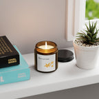 Maman Je T'aime Scented Soy Candle - Thoughtful Gift in Amber Jar