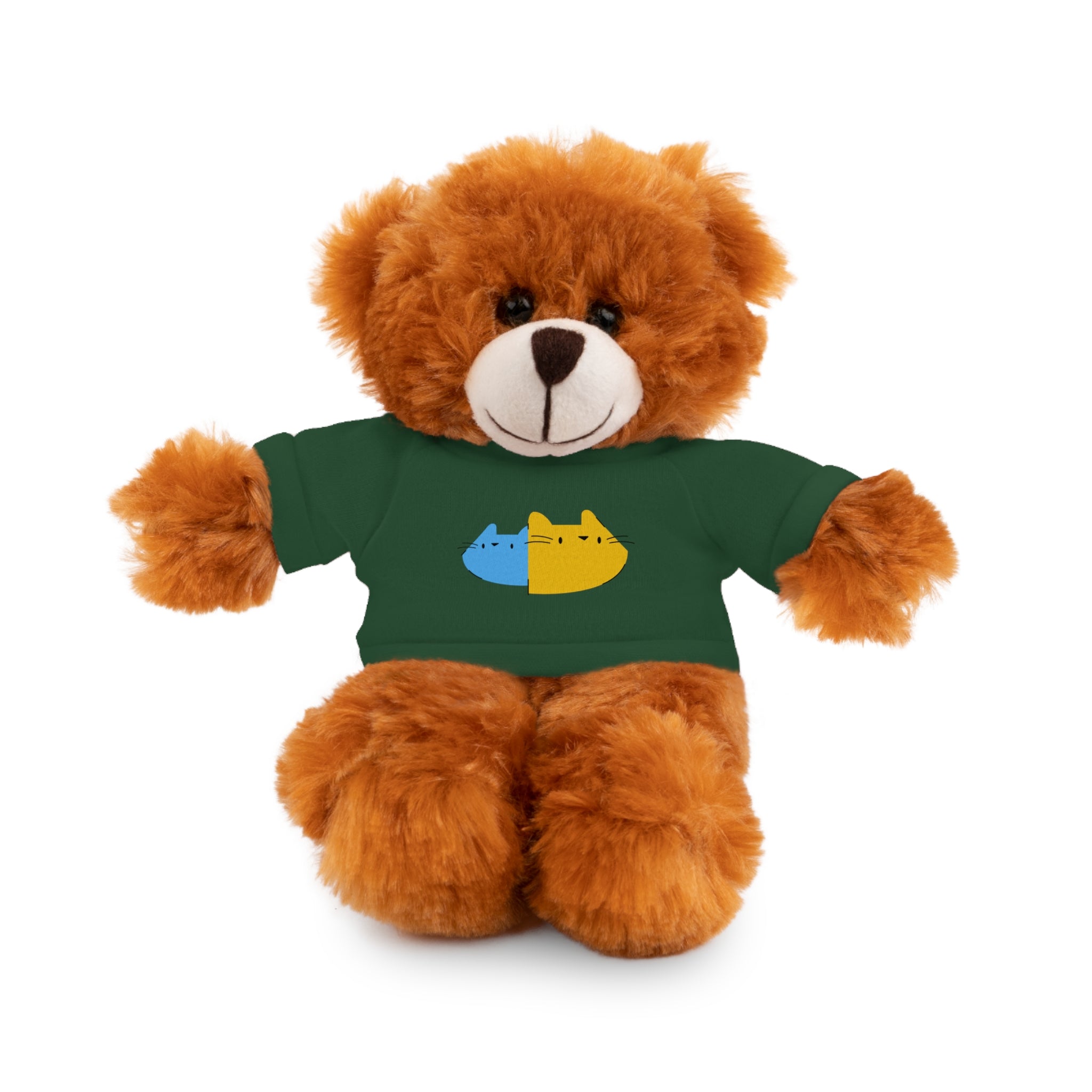 Cute Stuffed Animal with Personalized Tee - Perfect Gift for Kids!