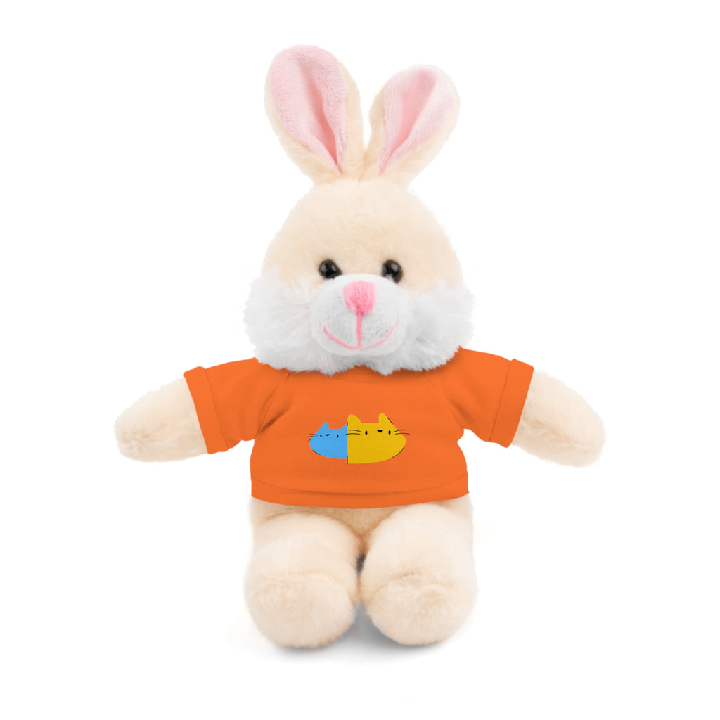 Cute Stuffed Animal with Personalized Tee - Perfect Gift for Kids!