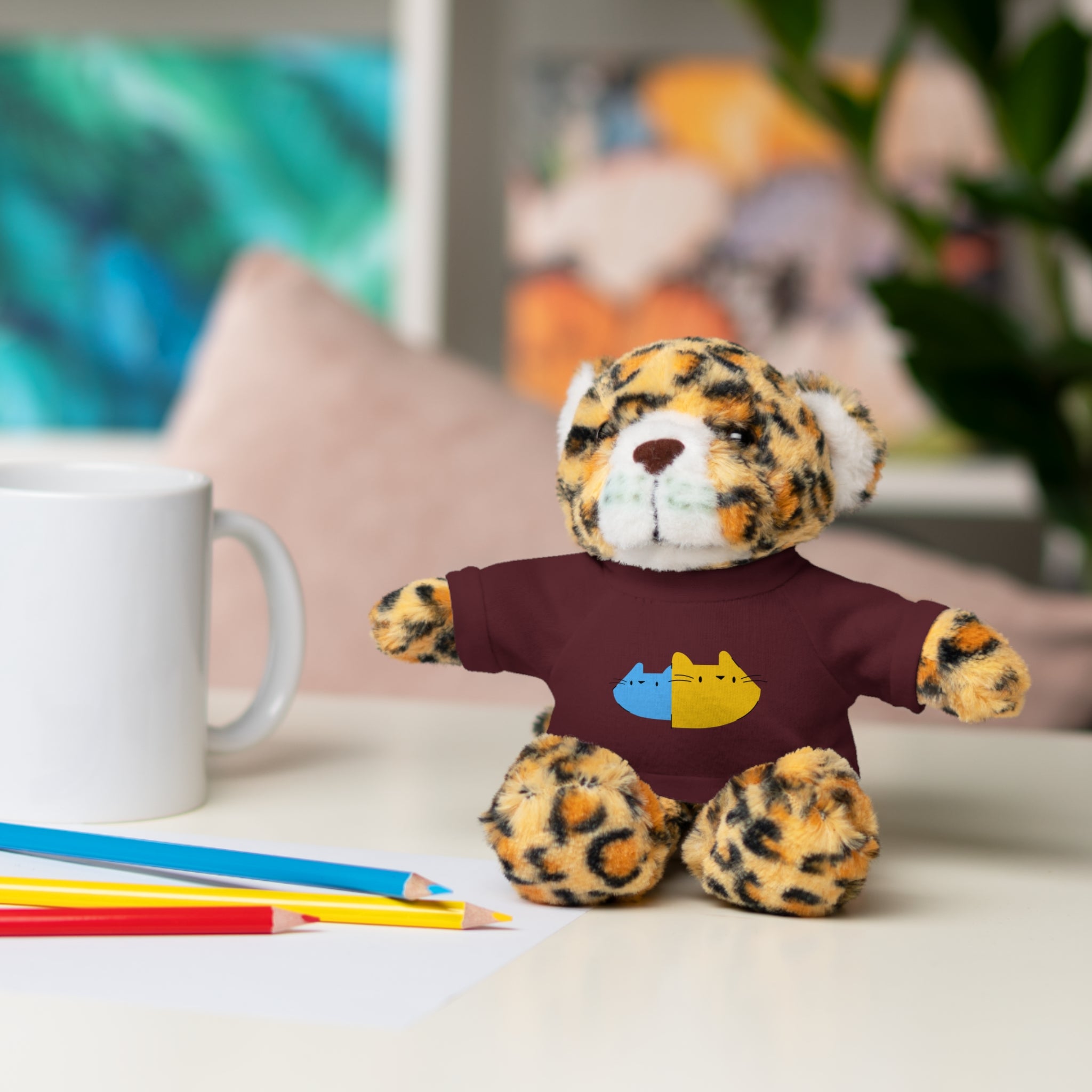 Cute Stuffed Animal with Personalized Tee - Perfect Gift for Kids!