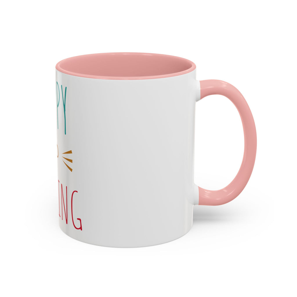 Tasse à café joyeuse éblouissante - Tasse accent de 11 oz et 15 oz pour des matins ensoleillés