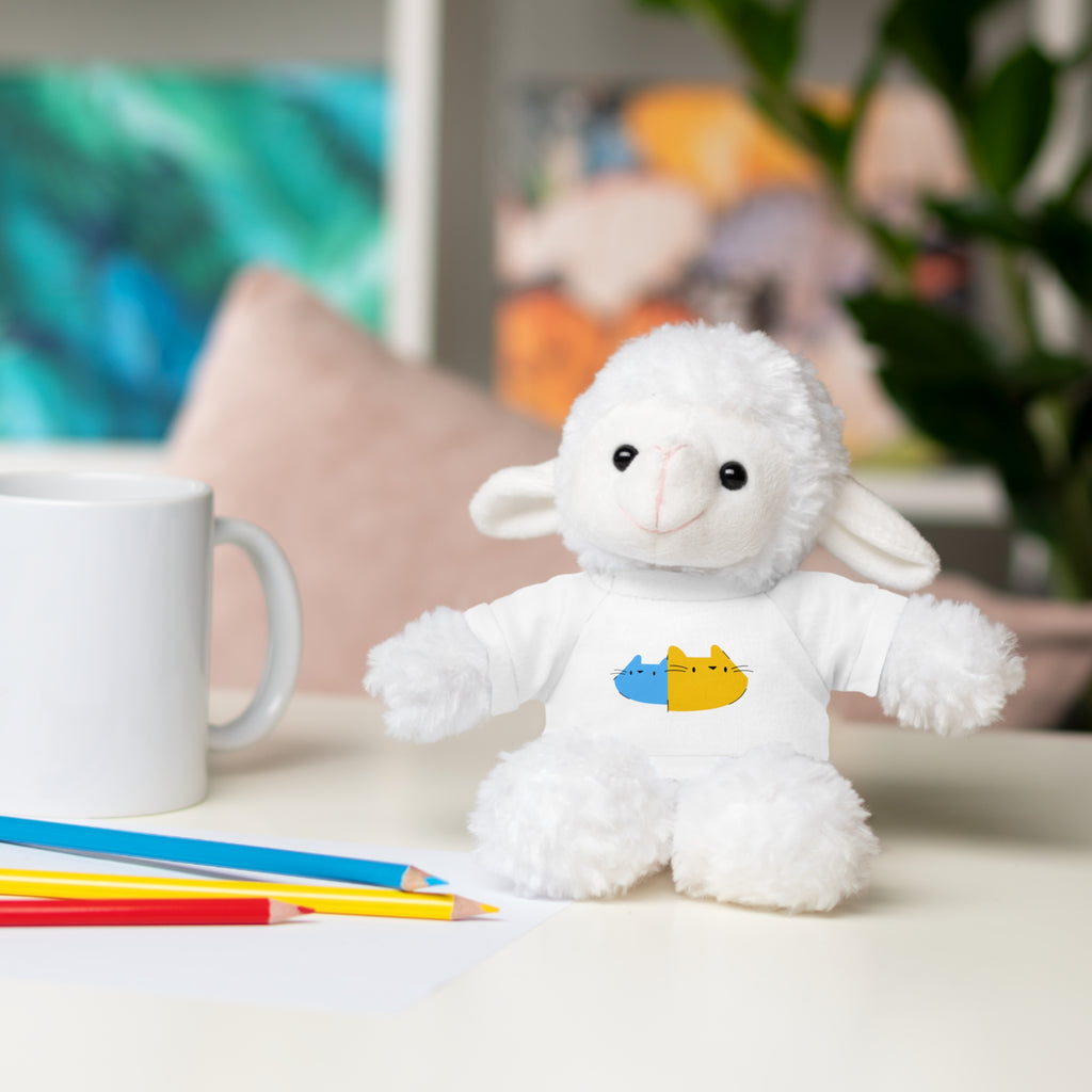 Cute Stuffed Animal with Personalized Tee - Perfect Gift for Kids!