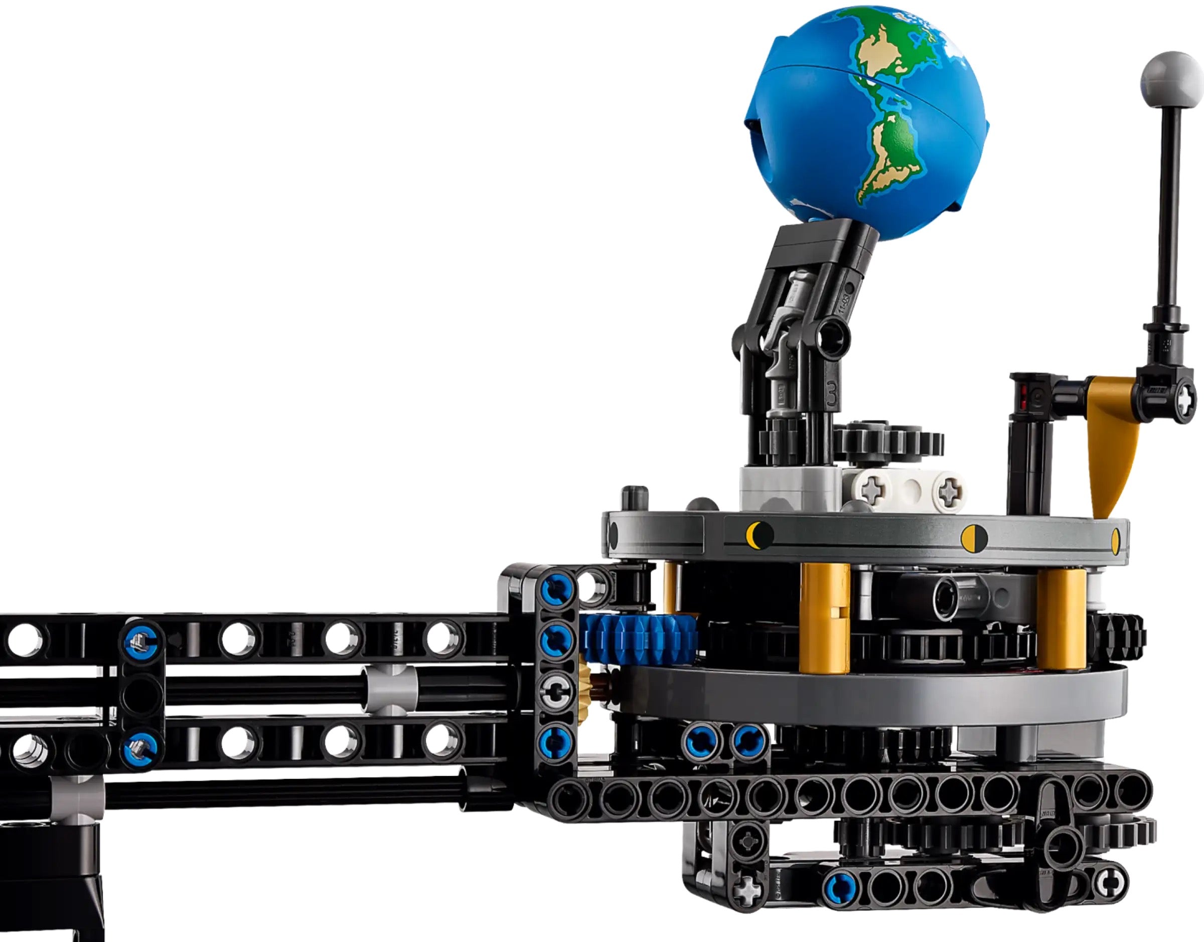 LEGO Planet Earth and Moon in Orbit