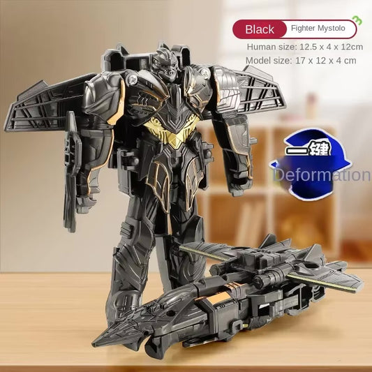 Biomorphic 1-Step Robot. Captivating transformation! Unique design sparks curiosity.