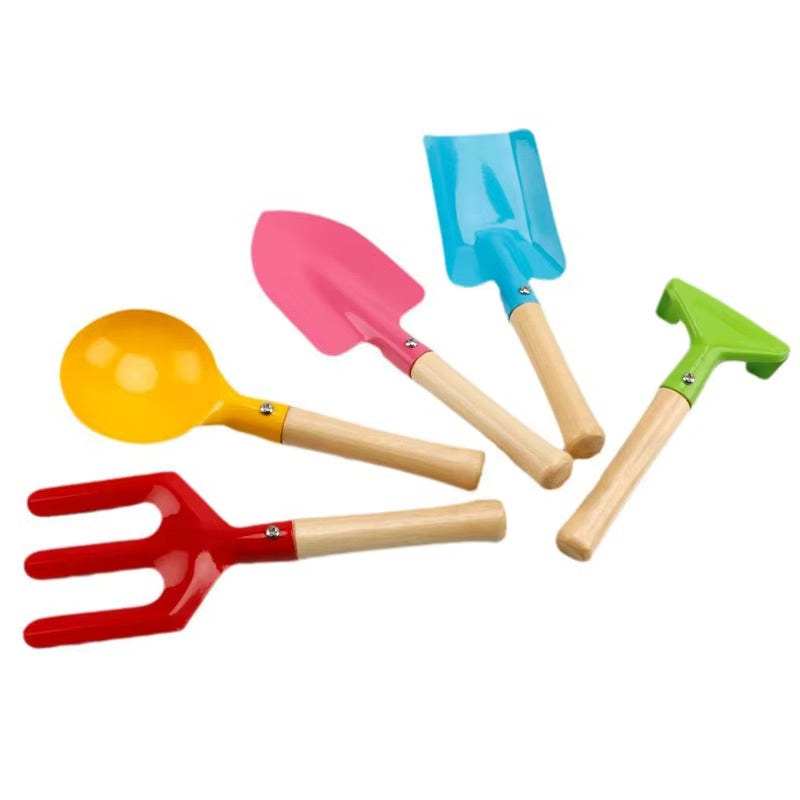 Mini Garden Wood Handle Kids Shovel Tool