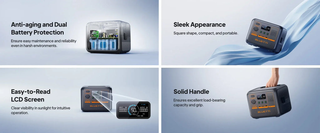 AC50P BLUETTI Solar generator 700W / 504Wh