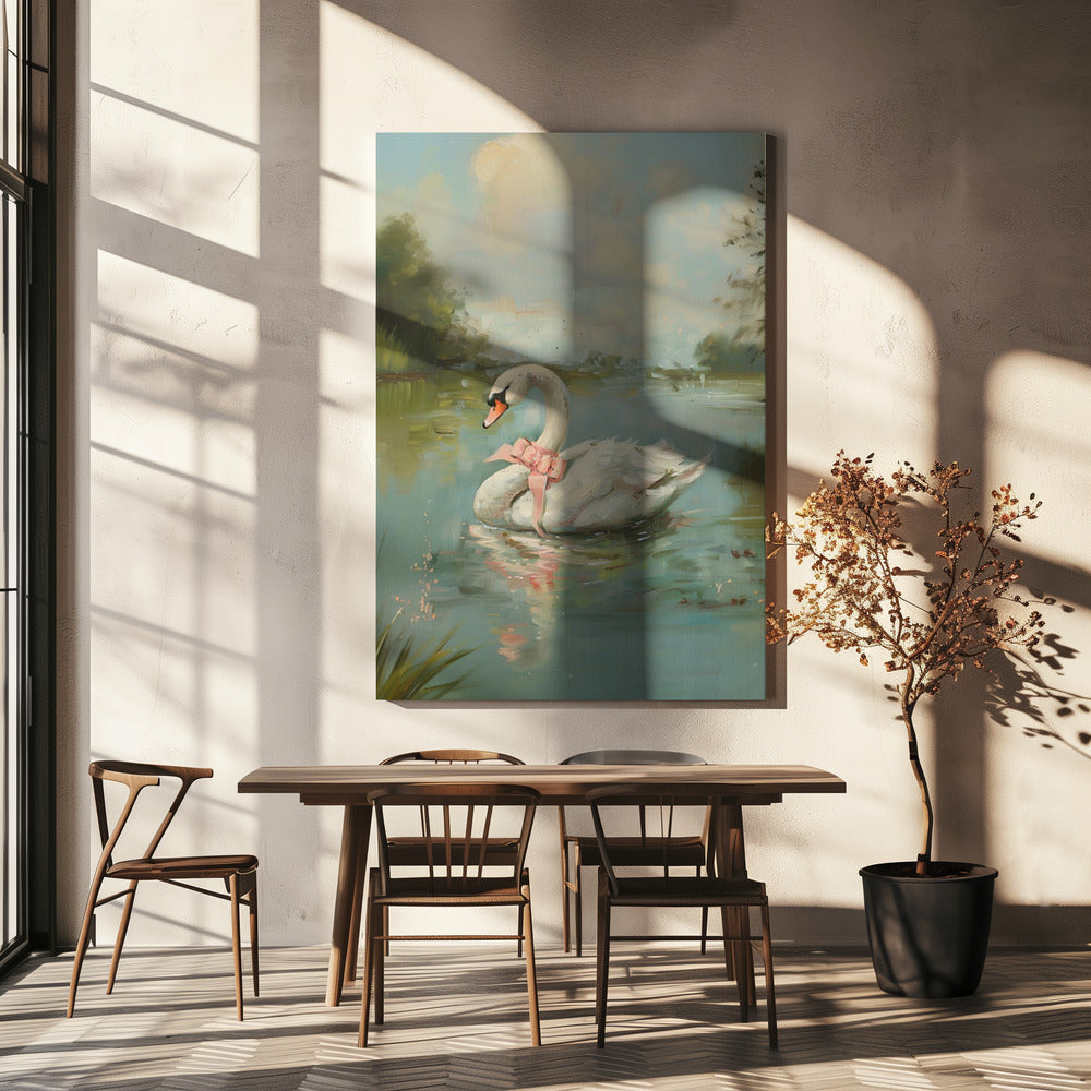 Vintage Swan Coquette-4
