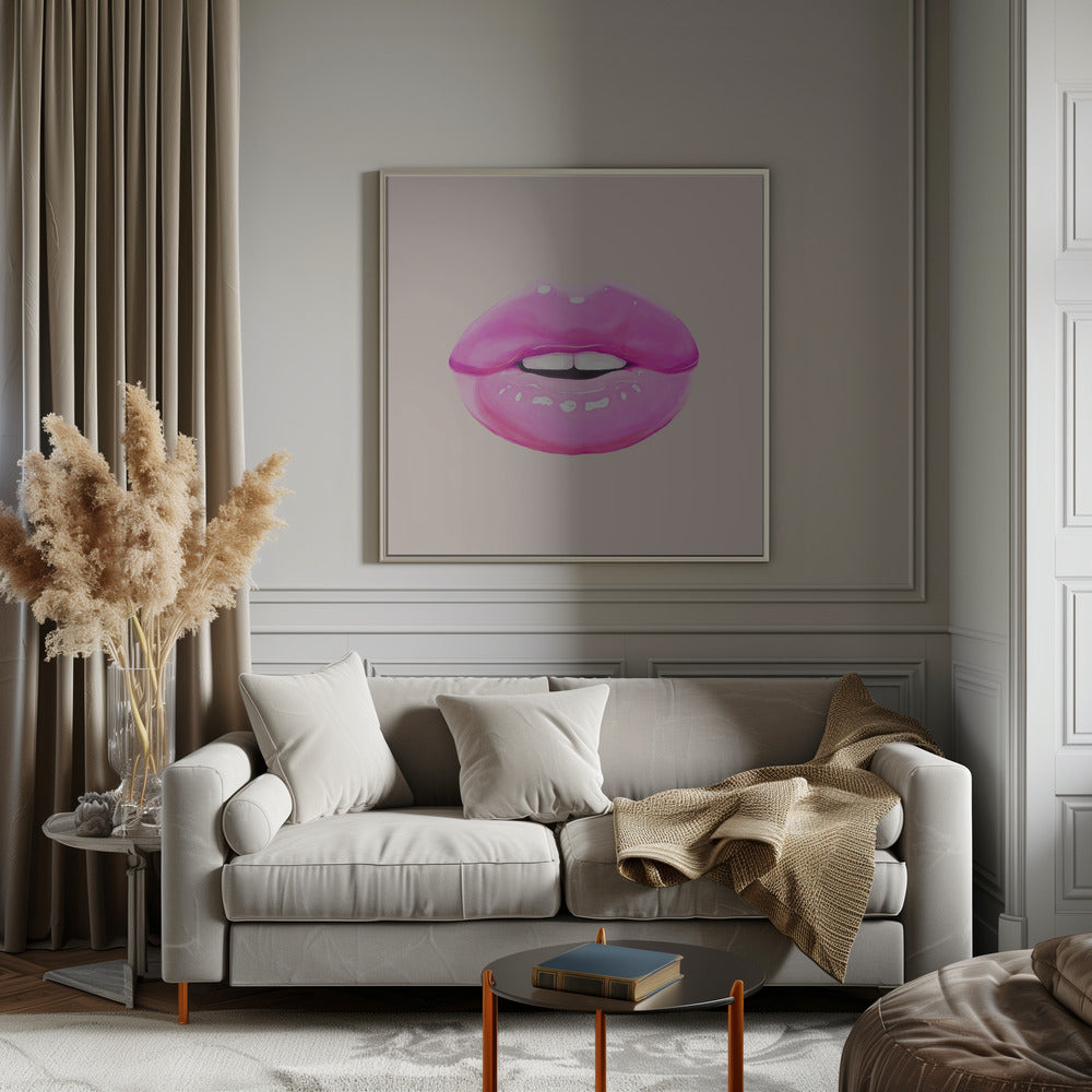 Wall art Pink Lips-3