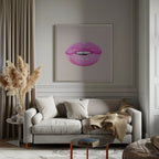 Wall art Pink Lips-3