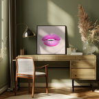 Wall art Pink Lips-4