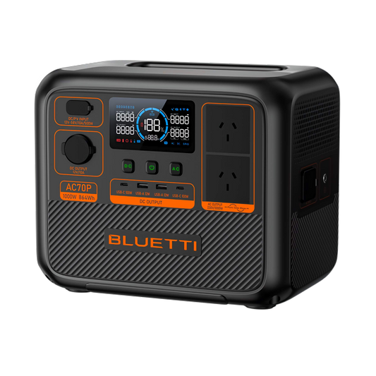 BLUETTI AC70P 1,000W Portable Power Station – Fast, Smart, and Built for Anything